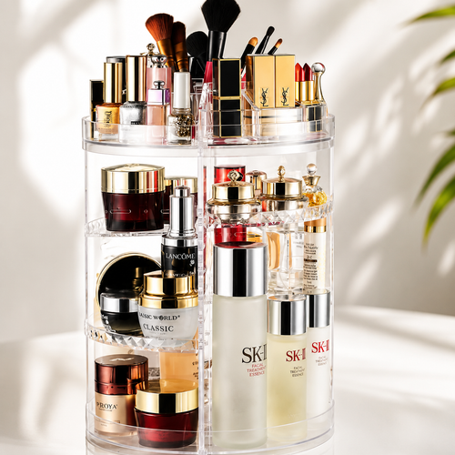 Organizador de maquillaje 360