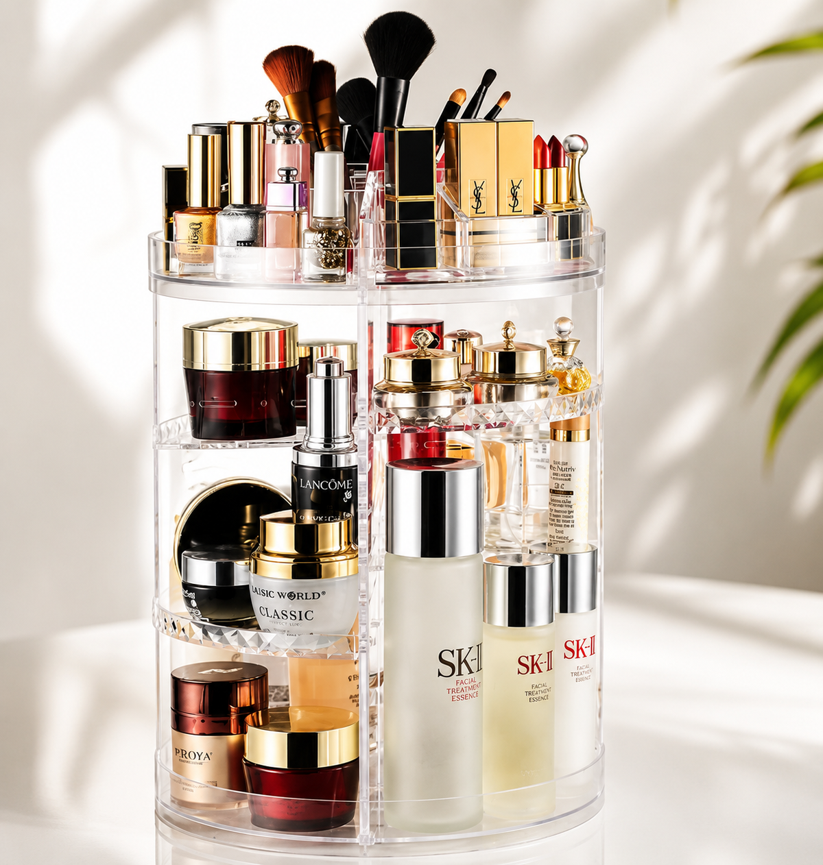 Organizador de maquillaje 360