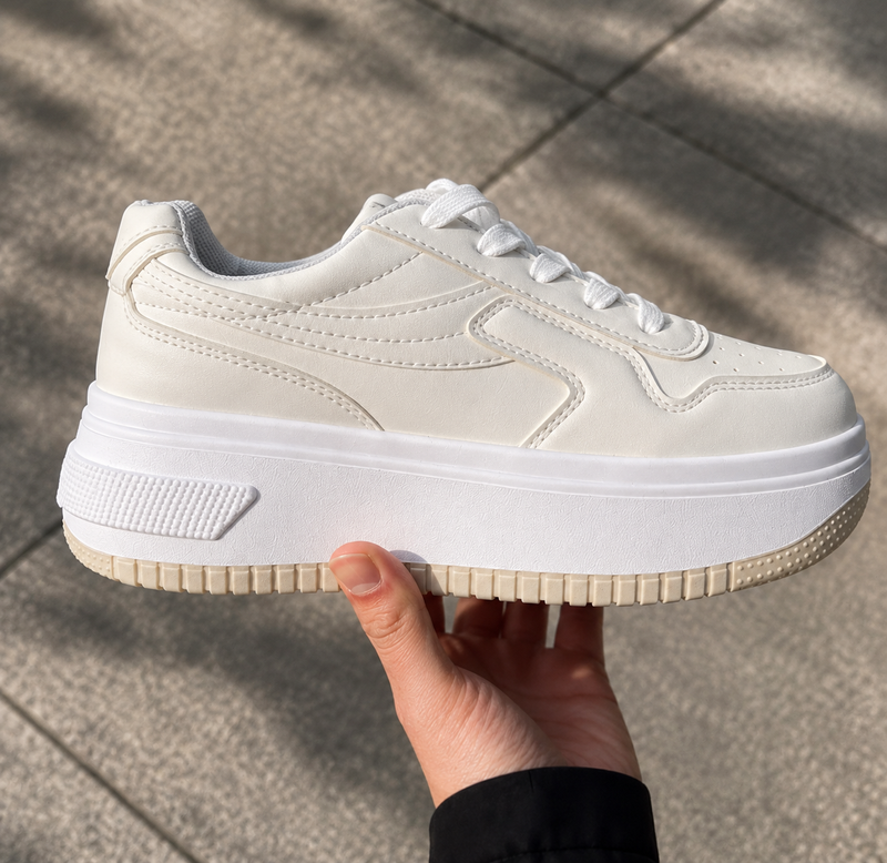 Zapatillas con plataforma completa